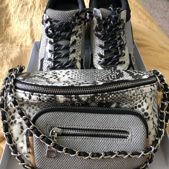 Steve madden sneakers and matching fanny pack Clearance
